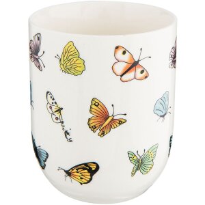 Keramische mok vlinder 6x8 cm