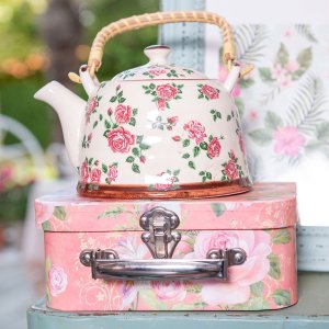 6cete0021 Theepot gekleurd van Clayre Eef