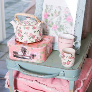 6cete0021 Theepot gekleurd van Clayre Eef