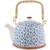 6cete0022 Theepot wit-blauw van Clayre Eef
