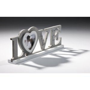 Decoratieve lijst liefde voor 1 foto 8x7,7 cm