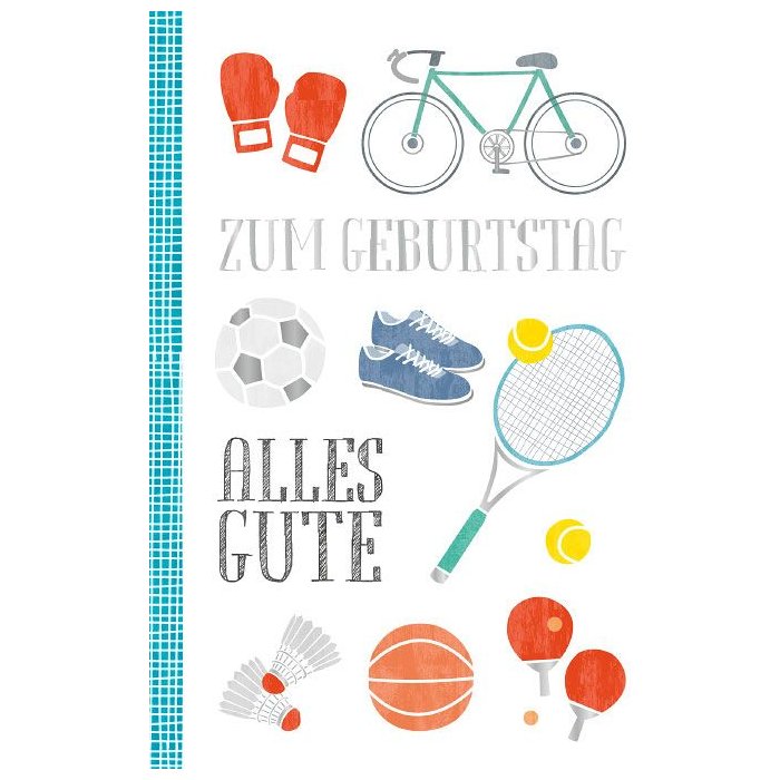 Artebene Kaart Verjaardag Sport