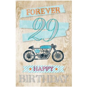 Artebene Kaart Verjaardag Motorfiets Forever 29