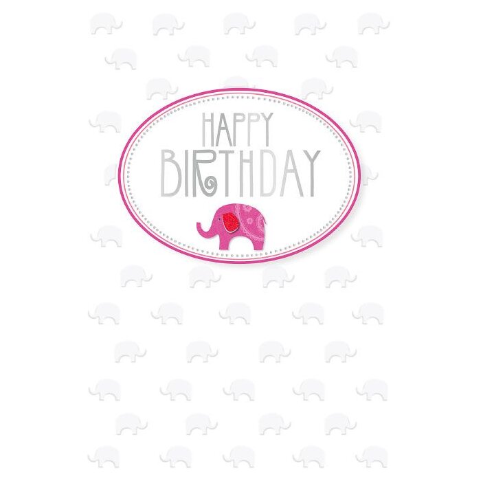 Artebene Kaart Verjaardag Olifant
