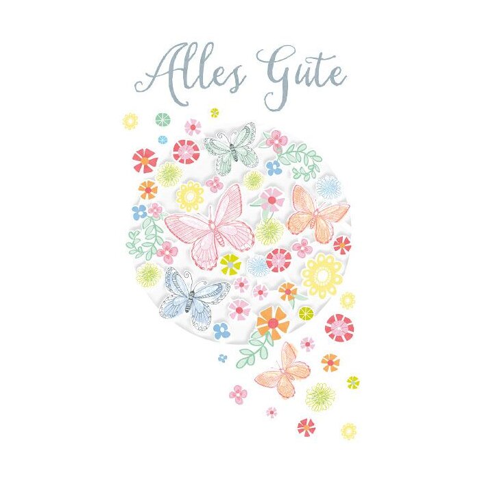 Artebene Verjaardagskaart All the Best Bloemen
