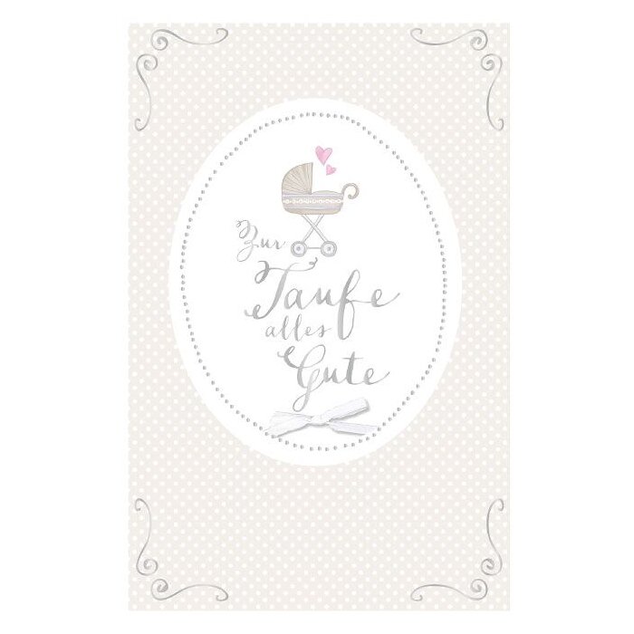 Artebene Card doop kinderwagen lint