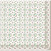 Artebene Servetten Cirkelmotief taupe 33x33 cm