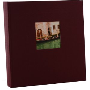 Fotoalbum Bella Vista assorti zwarte paginas 30x31 cm