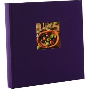 Fotoalbum Bella Vista assorti zwarte paginas 30x31 cm