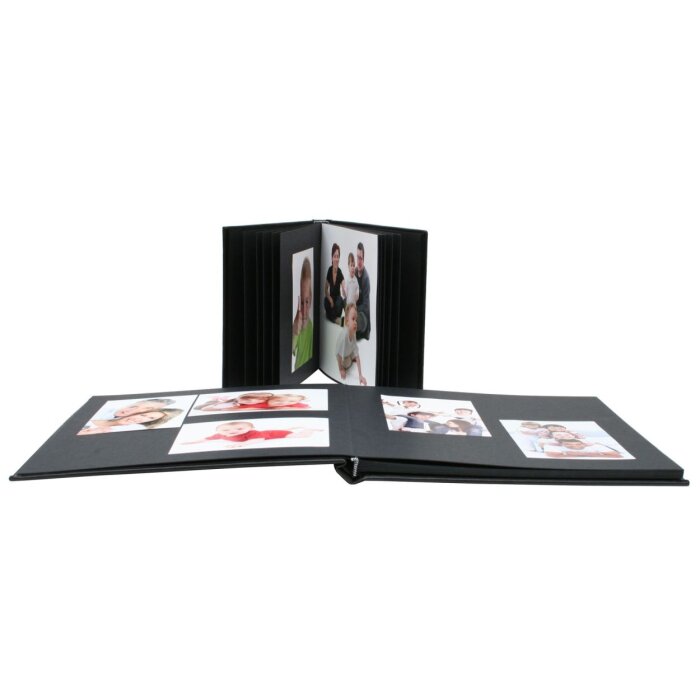 Fotoalbum a66df2 zwart 30x30 cm