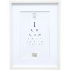 Houten lijst s40a wit 50x70 cm - 40x60 cm