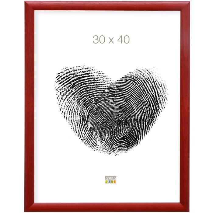 Houten lijst s40c Deknudt 24x30 cm rood