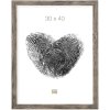 Houten lijst s45r bloklijst 40x50 cm grijs-beige