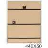 Houten lijst s48sh 50x70 cm bruin