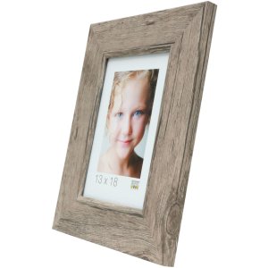Houten lijst s48sh 15x20 cm grijs-beige