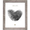 Houten lijst s48sh 18x24 cm grijs-beige