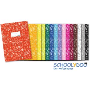 Schriftfolie a4 schoolydoo geel