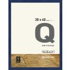 Houten clip-on lijst Quadrum 30x40 cm blauw