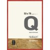 Houten clip-on lijst Quadrum 50x70 cm rood