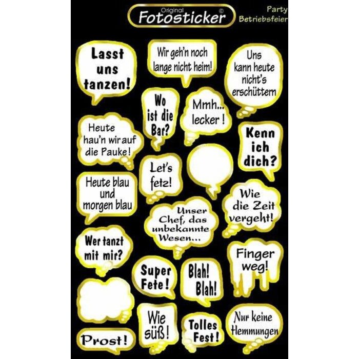 Stickerfeestje Bedrijfsfeestje - Motief 14