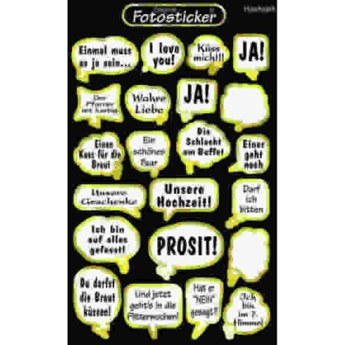 Sticker Bruiloft - Motief 10