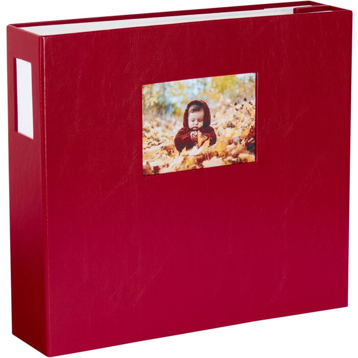 1000 fotoalbum lona bordeaux 168 paginas wit