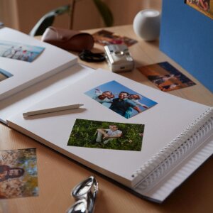 1000 fotoalbum lona bordeaux 168 paginas wit