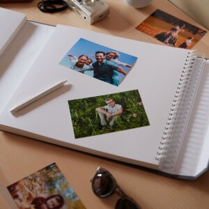 1000 fotoalbum lona bordeaux 168 paginas wit