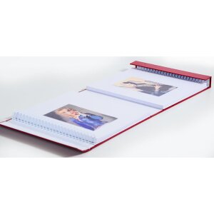 1000 fotoalbum lona bordeaux 168 paginas wit