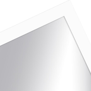 Houten lijst Classic 15x15 cm spiegel glas wit