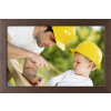 Houten lijst Classic 20x28 cm spiegel glas notenhout