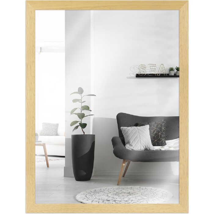 Houten lijst Classic 28x35 cm spiegel glas natuur