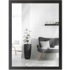 Houten lijst Classic 50x60 cm spiegel glas zwart