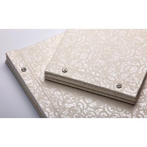 Walther Schroefalbum Bruiloft Muziek wit 26,5x19 cm 40 witte paginas