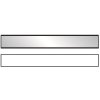 10x etiketvenster 20x150 mm zelfklevend