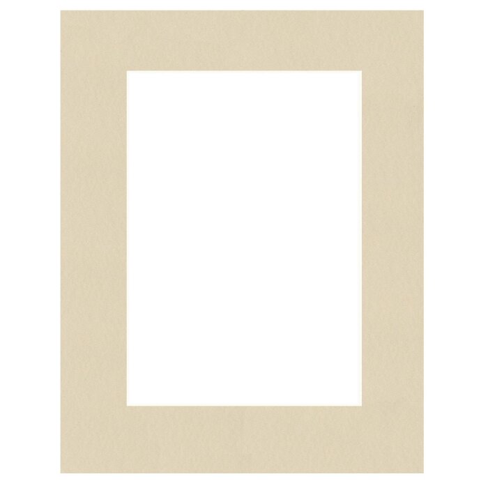 Passepartout 13x18 cm - 9x13 cm Panna