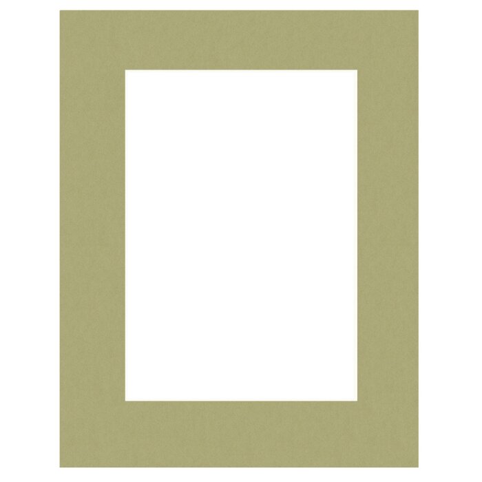 Passepartout 13x18 cm - 9x13 cm Verde Alga
