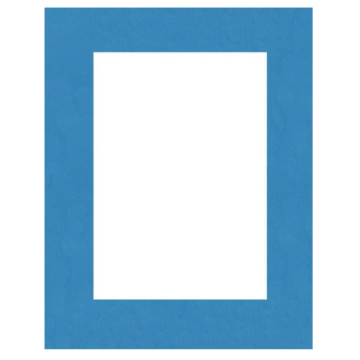 Passepartout 13x18 cm - 9x13 cm Blauw Ortensia