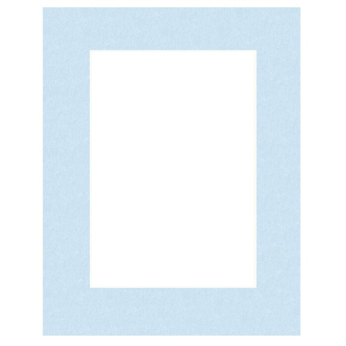 Passepartout 15x20 cm - 10x15 cm Perg Blauw
