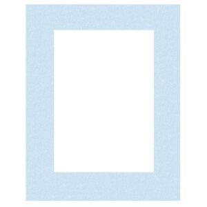 Passepartout 15x20 cm - 10x15 cm Perg Blauw