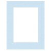 Passepartout 18x24 cm - 10x15 cm Perg Blauw