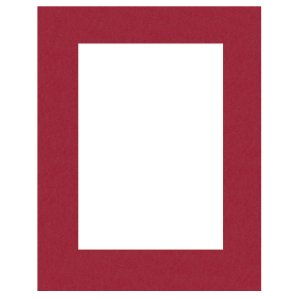 Passepartout 18x24 cm - 11x17 cm Rosso Cardinale