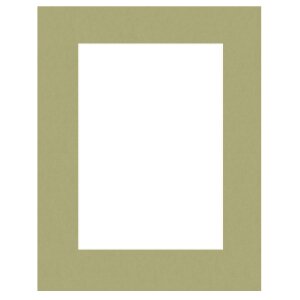 Passepartout 20x20 cm - 13x13 cm Verde Alga