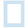 Passepartout 20x30 cm - 13x18 cm Perg Blauw