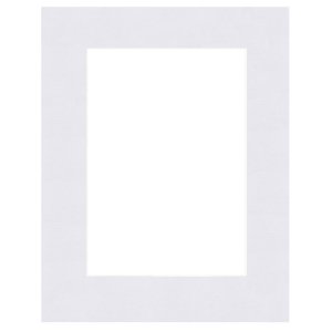 Passepartout 20x60 cm - 10x40 cm Bianco Artico