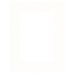 Passepartout 21x29,7 cm - 13x18 cm Bianco Naturale