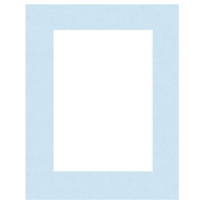 Passepartout 30x40 cm - 20x27 cm Perg Blauw