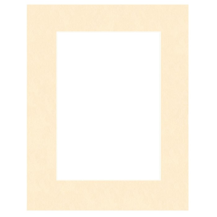 Passepartout 50x70 cm - 40x50 cm Vaniglia