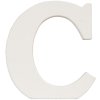 Letter c - 7x8 cm mdf