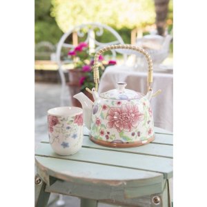 6cete0028 Theepot gekleurd van Clayre Eef